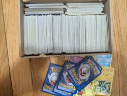 Approximately 2.75lbs Bulk Pokemon Cards Asst Years Sets Cond No Holos ~700 FS - Image 2