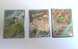 Lot of 3 Pokemon Journey Together - Illustration Rare Full Art Cards - NM - Image 1