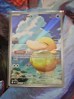 Pokemon TCG Psyduck 70 HP Ability Basic ASC Card 226/217 Water Type Card Stock - Image 1