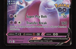 Pokemon Card Mewtwo V SWSH223 Black Star Promo Near Mint - Image 4