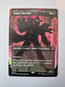 1x Super Shredder Borderless Teenage Mutant Ninja Turtles 217 NM x1 - Image 1