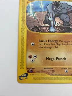 Machoke 38/144 Skyridge Pokemon Card WOTC | NM - Image 2