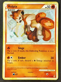 Vulpix 75/95 Call of Legends Regular, Pokemon 2011 (LP) - Image 1