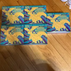 LOT OF 5 Pokemon TCG - Ascended Heroes ETB Elite Trainer Box - Image 1