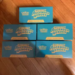 LOT OF 5 Pokemon TCG - Ascended Heroes ETB Elite Trainer Box - Image 3