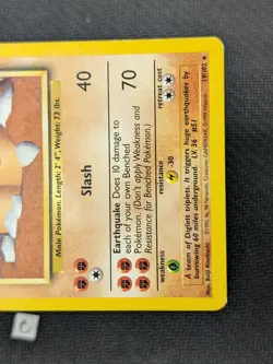 Dugtrio 19/102 - Base Set Unlimited Rare WOTC Pokemon TCG MP - Image 5