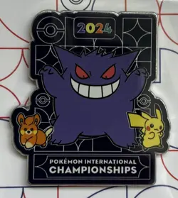 Gengar Pin Badge - Pokemon International Championships 2024 EUIC - Image 1
