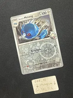 Pokemon Destined Rivals - Steven’s Metang - 144/182 - Reverse Holo - M/NM - Image 3