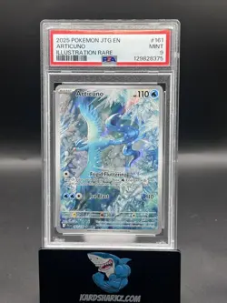 2025 Pokemon Journey Together Articuno Illustration Rare #161 PSA 9 - Image 1