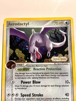 Pokemon TCG Aerodactyl EX Legend Maker Stamped Reverse Holo Rare 2006 1/92 - Image 5
