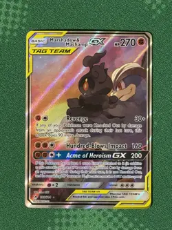 Marshadow & Machamp GX (Full Art) 199/214 Pokemon Sun & Moon Unbroken Bonds | NM - Image 3