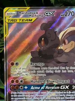 Marshadow & Machamp GX (Full Art) 199/214 Pokemon Sun & Moon Unbroken Bonds | NM - Image 5