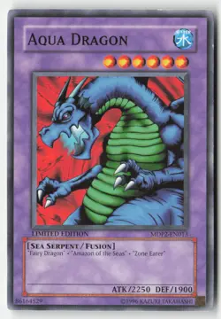 Yugioh - Aqua Dragon MDP2-EN013 Limited - McDonald's Promo Series 2 - Image 1