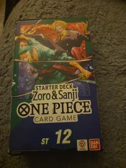 Starter Deck Zoro & Sanji One Piece Card Game Ban Pack Factory Sealed - Image 1