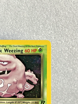 Dark Weezing 14/82 Team Rocket Pokemon Card Holo Rare Vintage WOTC (2000) LP - Image 2