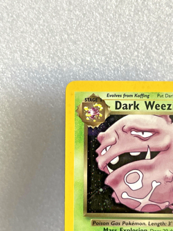 Dark Weezing 14/82 Team Rocket Pokemon Card Holo Rare Vintage WOTC (2000) LP - Image 3