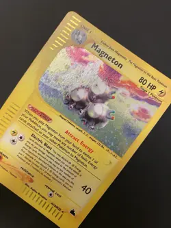 Pokemon Card Skyridge Magneton H18/H32 Holo English Expedition Aquapolis WOTC nm - Image 1