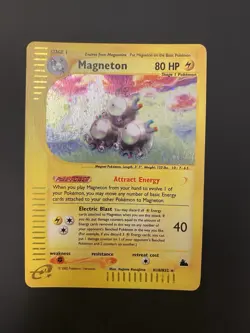 Pokemon Card Skyridge Magneton H18/H32 Holo English Expedition Aquapolis WOTC nm - Image 2
