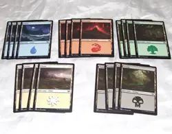 MTG Crimson Vow Basic Land Card Set x4 Playset 20 Cards - Image 1