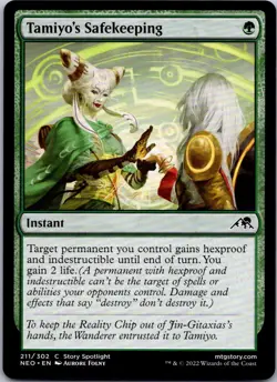 Tamiyo's Safekeeping C Kamigawa: Neon Dynasty 211 NM - Image 1