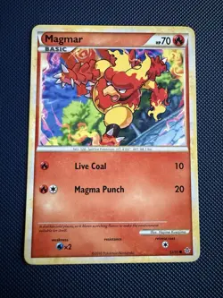 Magmar - 52/95 - HGSS Unleashed - Pokemon TCG - Heartgold & Soulsilver - Image 1