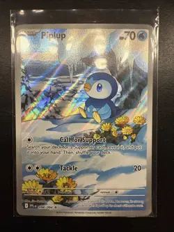 Piplup 98 Phantasmal Flames Illustration Rare Pokemon TCG NM - Image 1