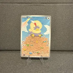 Pokemon Rufflet 154/086 Illustration Rare Sv: Black Bolt White Flare Card - Image 1