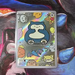 Ditto Snorlax 71 - After Skool Hobby V2 Genetic Mystery - Pokemon Fan Art HOLO - Image 1