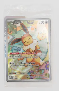 Eevee 173 Pokemon Center Stamped SEALED Prismatic Evolutions Promo - Image 1