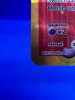 Pokemon XY BREAKthrough Mewtwo EX 164/162 Secret Rare Full Art DAMAGED - Image 4
