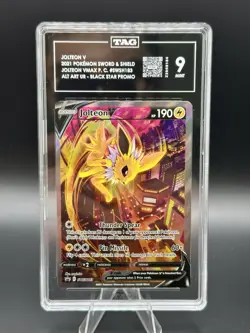 Jolteon V SWSH183 TAG 9 Mint Black Star Promo Pokemon TCG - Image 1