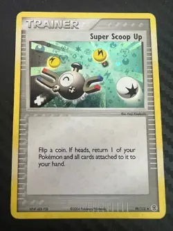 Pokemon TCG Fire Red Leaf Green Super Scoop Up 99/112 Reverse Holo MP/HP - Image 1