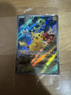 Pokemon TCG Pikachu 027 Promo Holo Black Star Sealed - Image 1