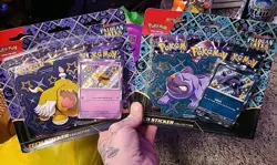BRAND NEW-Pokemon TCG Paldean Fates Tech Sticker Collection SV4.5 SET OF 2 - Image 1