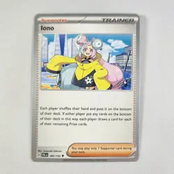 Iono 185/193 - Pokemon TCG - Pokemon World Championships 2023 Deck Card - NM - Image 1