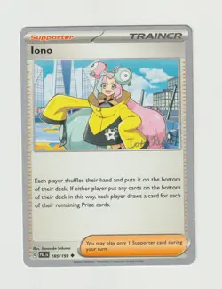Iono Pokemon TCG World Championships 2023 Card 185/193 - Image 1