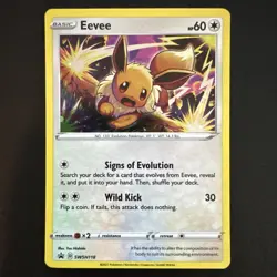 Eevee SWSH118 SWSH: Sword & Shield Promo Cards Holo - Near Mint - Image 1