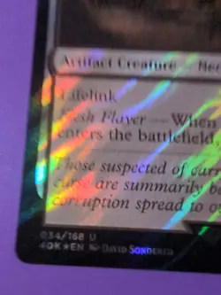 MTG Flayed One - Surge Foil - Warhammer 40,000 Slight Curve - Free P+P - Image 4