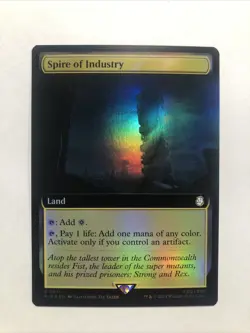 MTG Spire of Industry (Extended Art) Universes Beyond: Fallout Foil #511 - Image 1