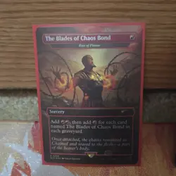 The Blades of Chaos Bond - Rite of Flame Secret Lair Drop Foil - Image 1