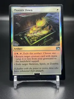 Phoenix Down #29 Final Fantasy Fin Magic: The Gathering Near Mint Foil - Image 1