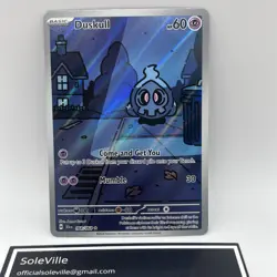 Pokemon TCG Duskull 068/064 Sv: Shrouded Fable Holo Illustration Rare NM - Image 3