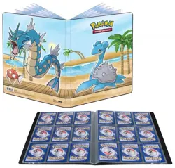 ULTRA PRO POKEMON Seaside LAPRAS & GYARADOS 9 POCKET ALBUM PORTFOLIO Holds 180 - Image 1