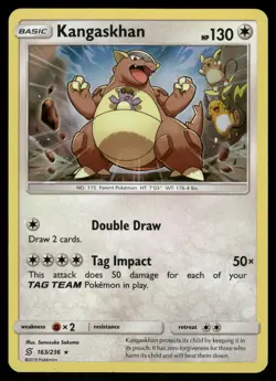 Kangaskhan Holo 163/236 SM - Unified Minds Pokemon - Image 1