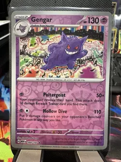Pokemon TCG Scarlet & Violet 151 Gengar Reverse Holo #094 - Image 1