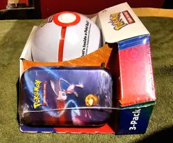 Sams Club - Pokemon TCG 3 Tin Pack "Premier Ball" (Evolutions) 820650106361 - Image 2