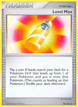 Pokemon TCG - 1x SP (Reverse Holo) Level Max - Platinum (107/127) x1 - Image 1