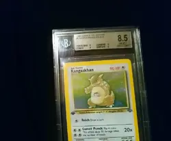 BGS 8.5/10 ***1st Edition***KANGSKHAN** 1999 JUNGLE HOLOFOIL Pokemon - Image 2