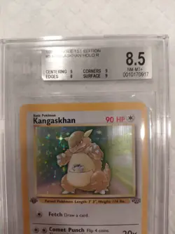 BGS 8.5/10 ***1st Edition***KANGSKHAN** 1999 JUNGLE HOLOFOIL Pokemon - Image 5