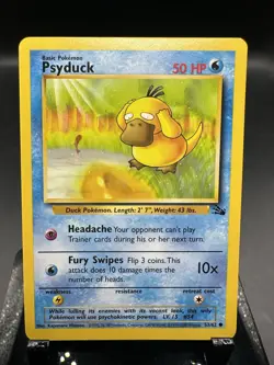 Psyduck 53/62 Fossil Pokemon TCG 1999 LP - Image 1
